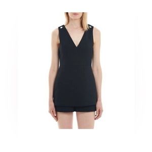 ❌SOLD❌ maje Irisa black romper w/ Skor detailed - worn once in perfect condition